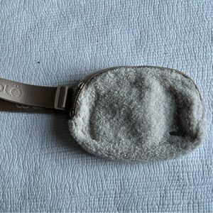 Lole Beige Sherpa Belt Bag